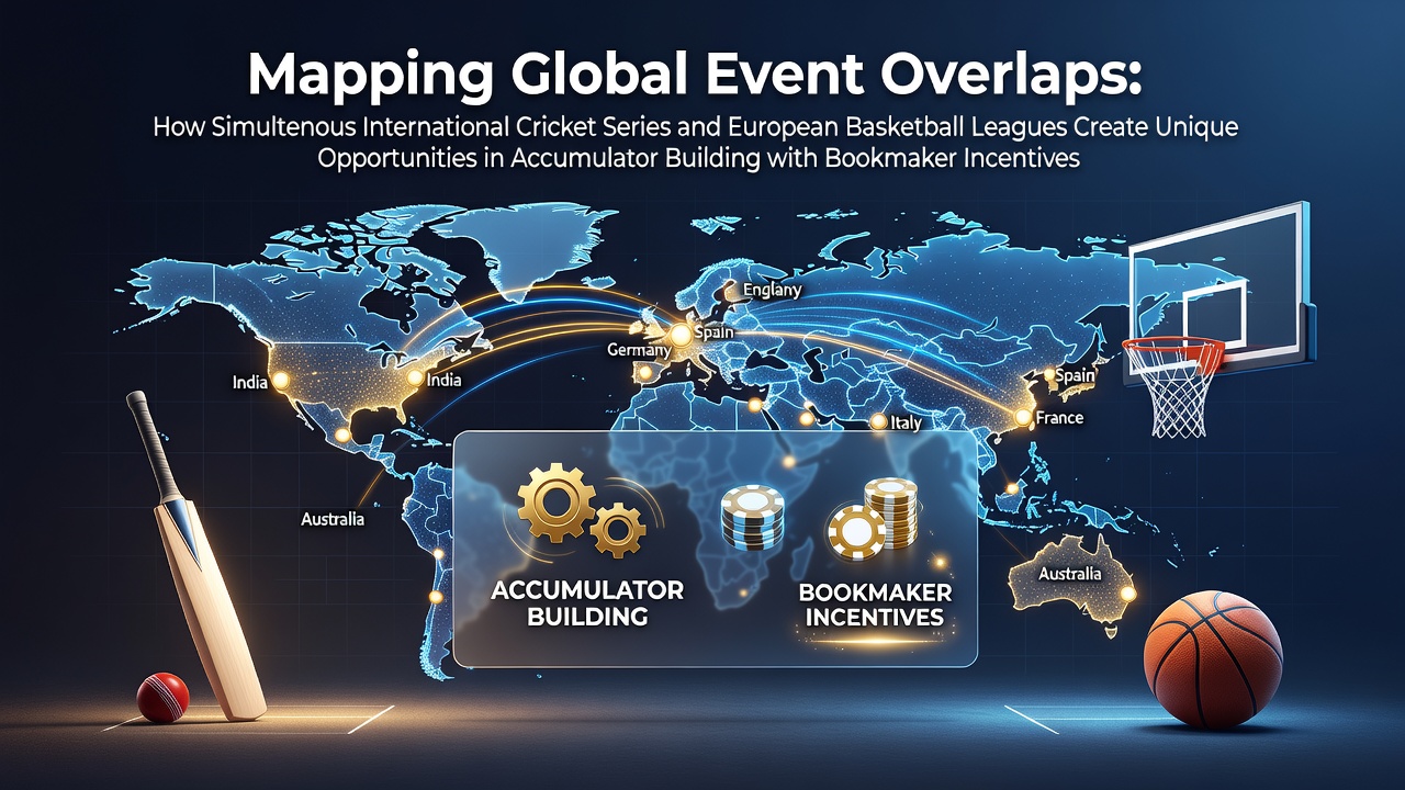 Global sports calendar showing overlapping cricket tours and European basketball leagues during peak seasons