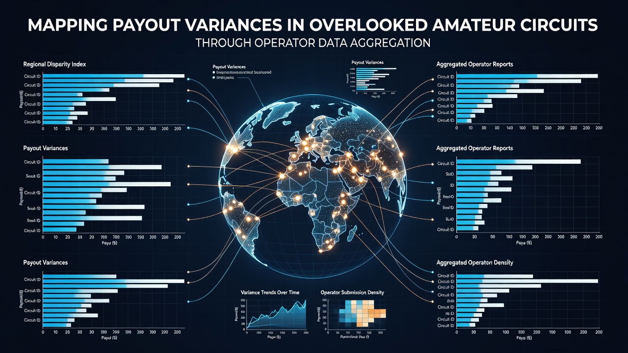 Geographic heat maps illustrating payout variance clusters in amateur sports circuits based on aggregated operator data