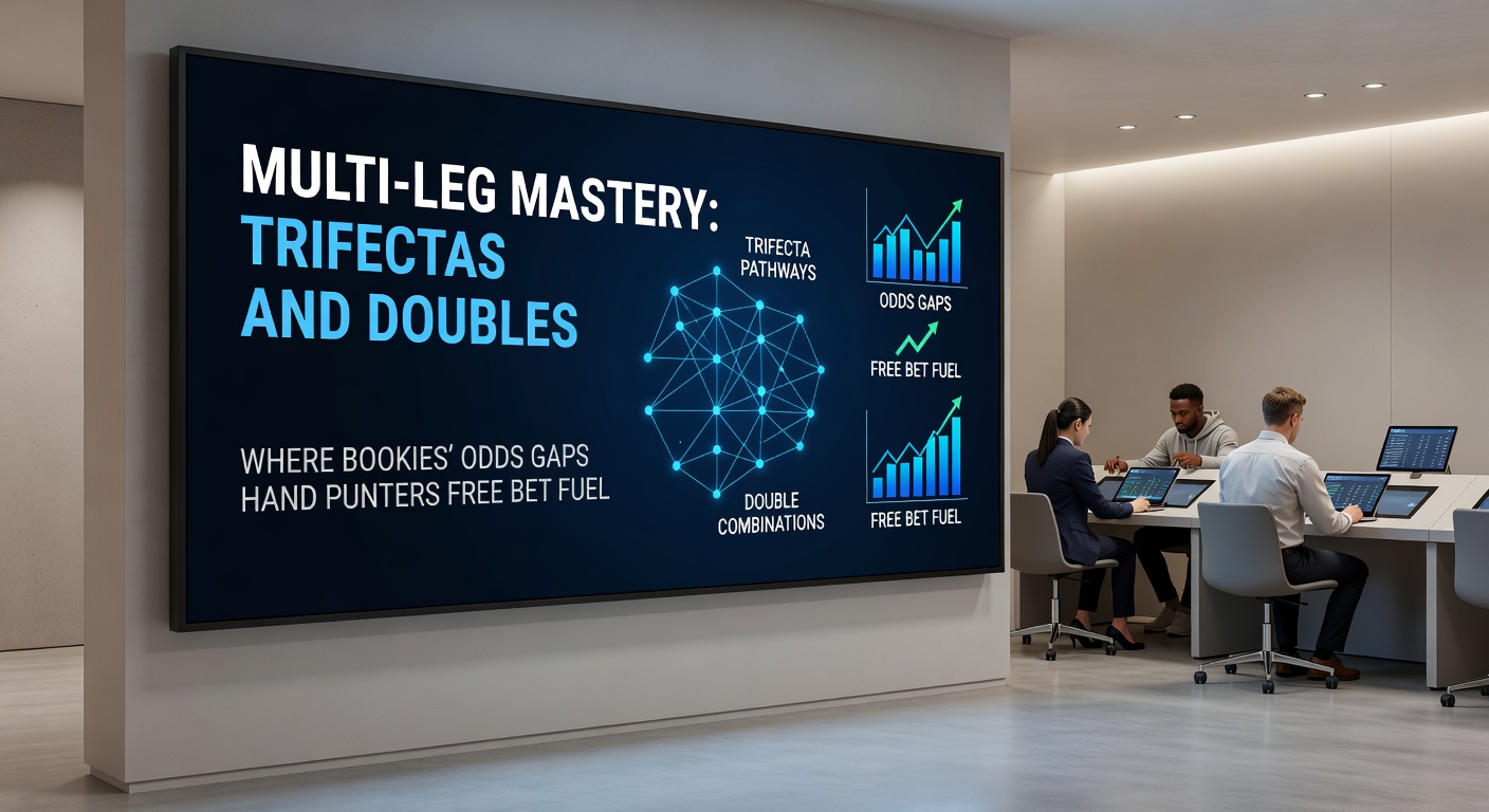 Screenshot of bookmaker apps side-by-side comparing trifecta and double odds during a harness racing event