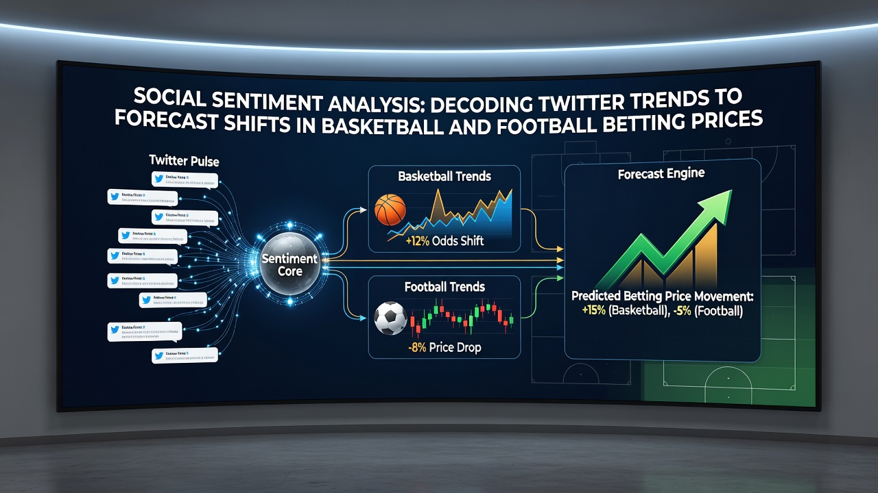 Twitter trends and social media data streams influencing basketball and football betting markets