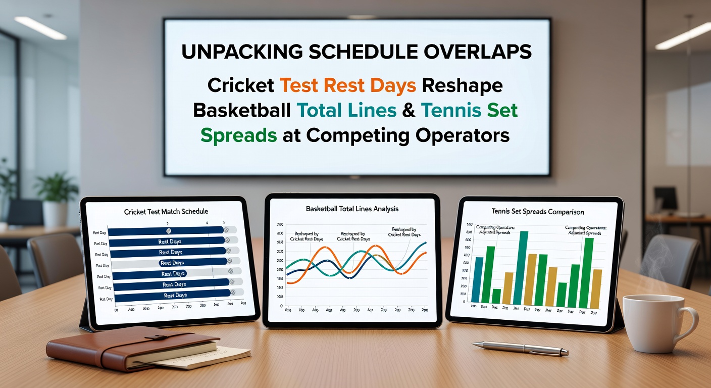 Cricket test match rest day schedule overlapping with basketball and tennis betting markets