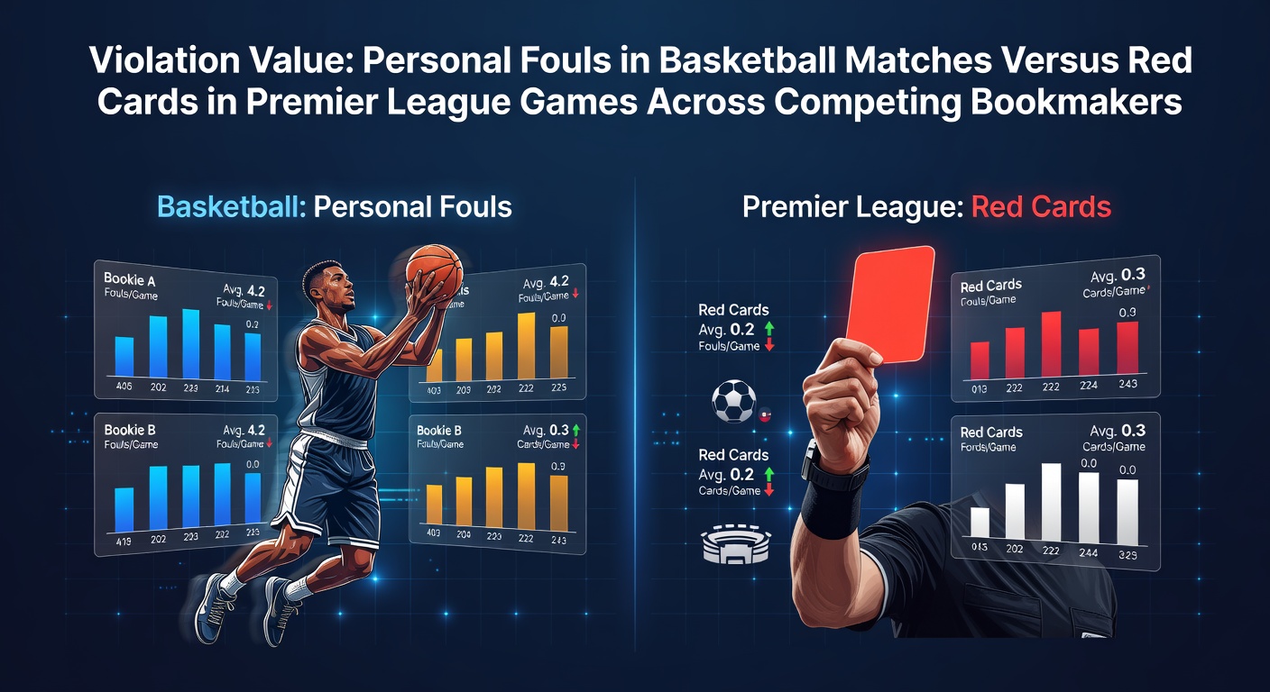 Basketball player committing a foul during an NBA game, with referee signaling, contrasted against a Premier League footballer receiving a red card from the referee
